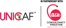 Unicaf and Ask Consultancy logo.