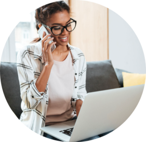 woman-laptop-telephone-circle