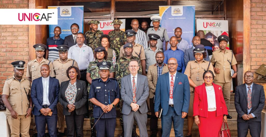 Unicaf MoU with Malawi Police service