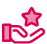Quality - hand with star