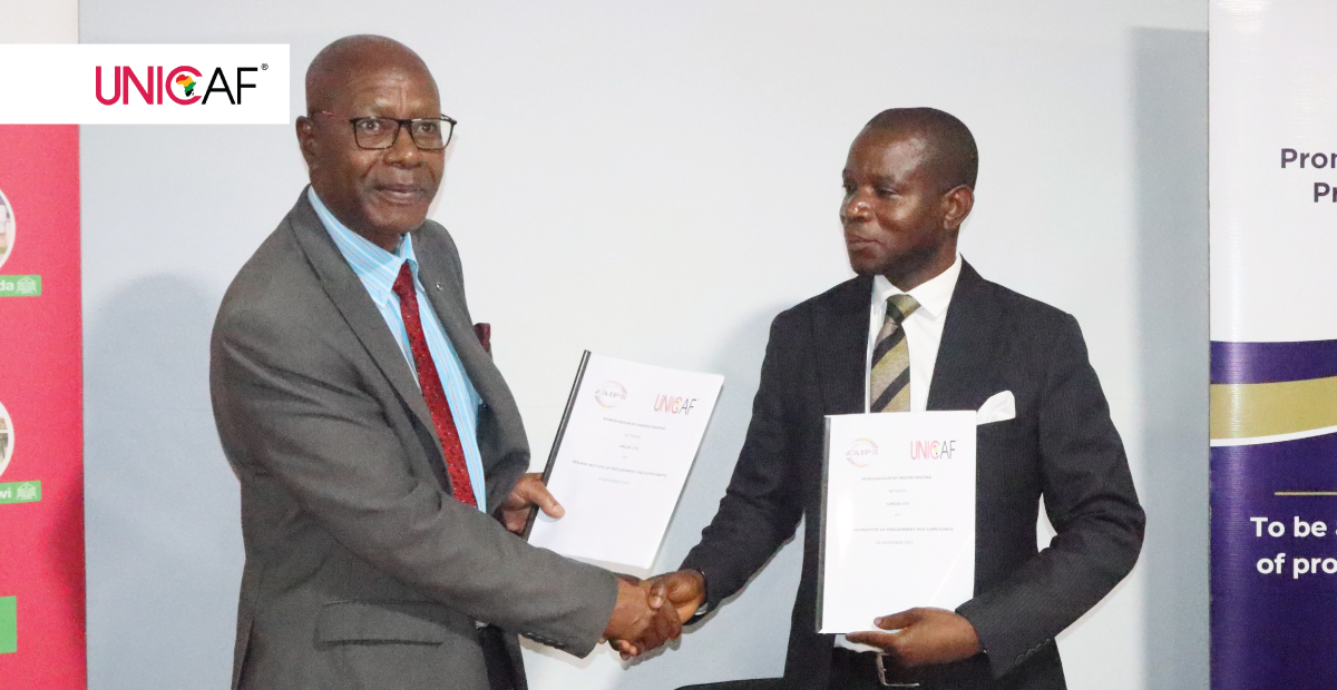 Unicaf and Malawi Institute of Procurement and Supply (MIPS) Sign MoU to Strengthen Collaboration in Procurement and Supply Education
