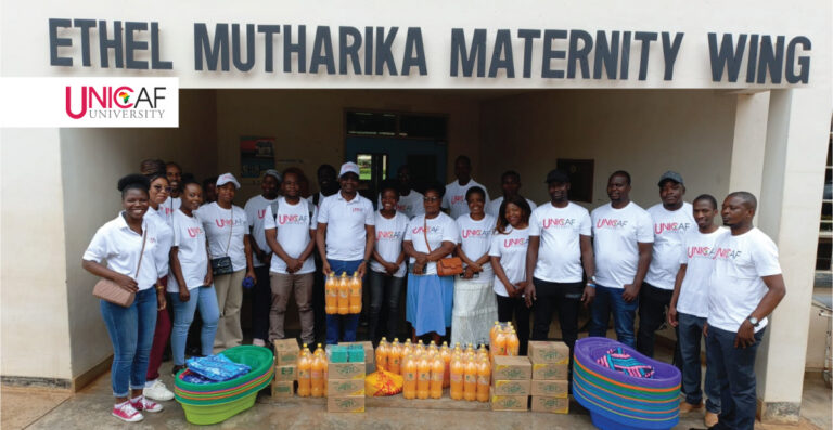 Unicaf University Spreads Festive Cheer at Kamuzu Central Hospital Children’s Ward