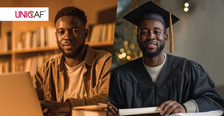 Student and Graduate side by side.