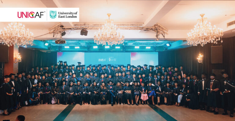 The partnership of the University of East London in the UK and Unicaf recognises the academic achievement of Nigerian graduates in Lagos