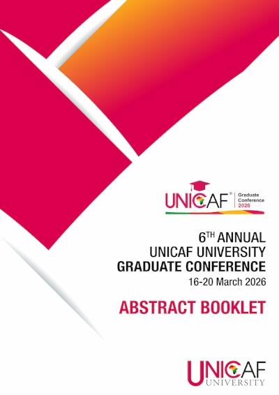 6th Annual Unicaf University Graduate Conference - Abstract Booklet cover
