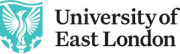 University of East London logo.