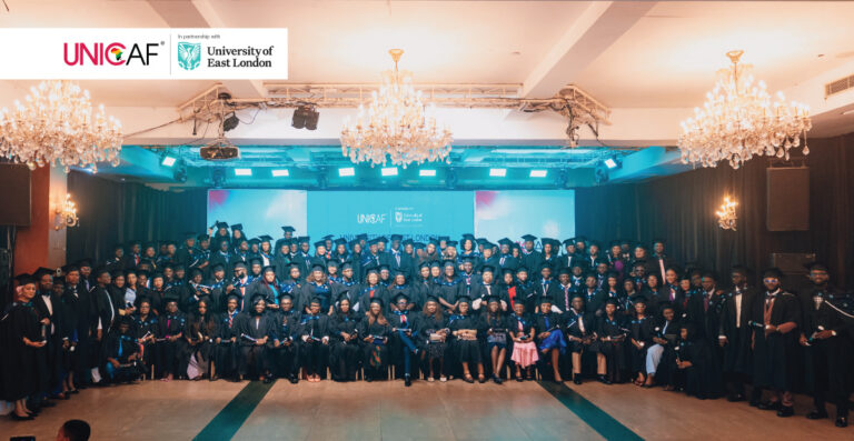 The partnership of the University of East London in the UK and Unicaf recognises the academic achievement of Nigerian graduates in Lagos