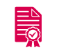 Note with approval icon.