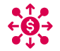 Dollar with arrows icon