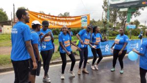 UNICAF Kenya Staff Run for Charity