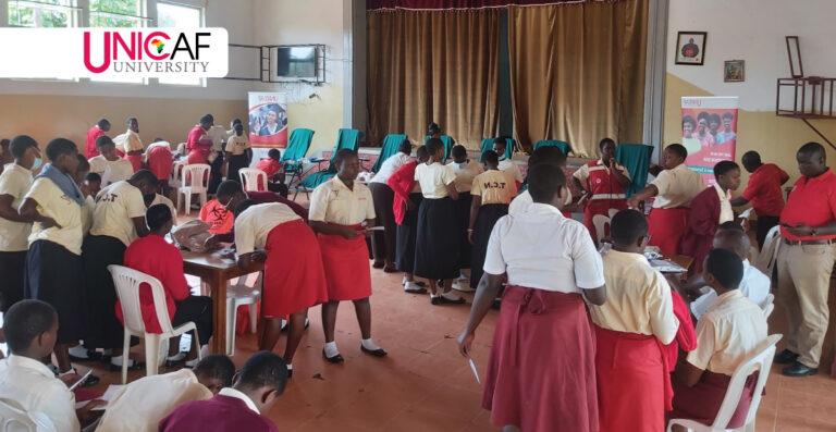 Unicaf University in Uganda takes part in Blood Donation Activity