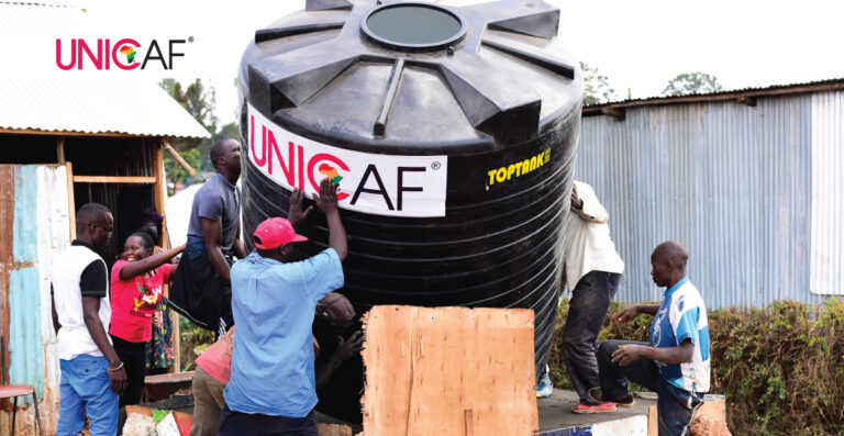 Unicaf Donates 5,000 Litre Water Tank to Brilliant Angels Education Centre