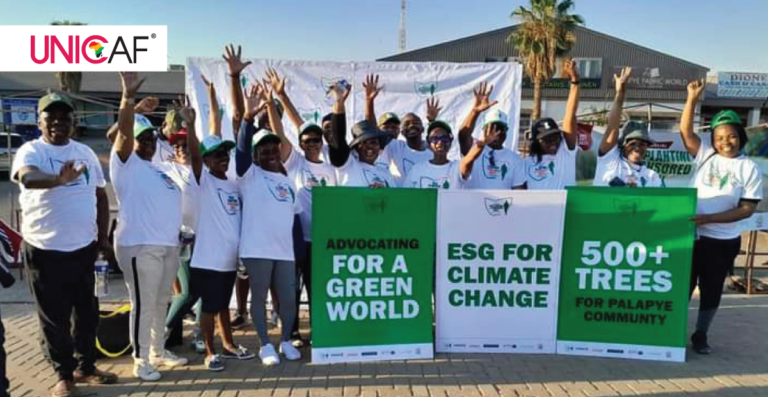 Unicaf Sponsors First Tree-Planting Walk in Palapye, Botswana