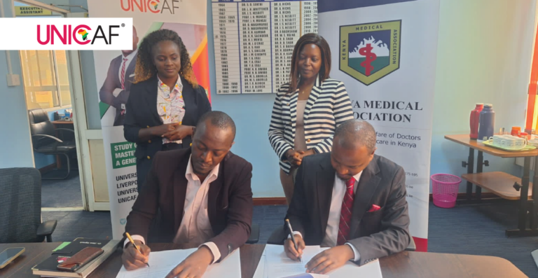 Unicaf & Kenya Medical Association – MOU-Signing Ceremony