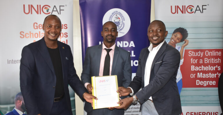 Unicaf and Uganda Medical Association Sign Strategic MoU Partnership