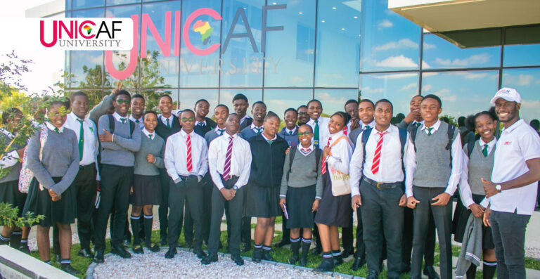Unicaf University welcomes students from the David Kaunda STEM School for Campus Tour and Career Talk
