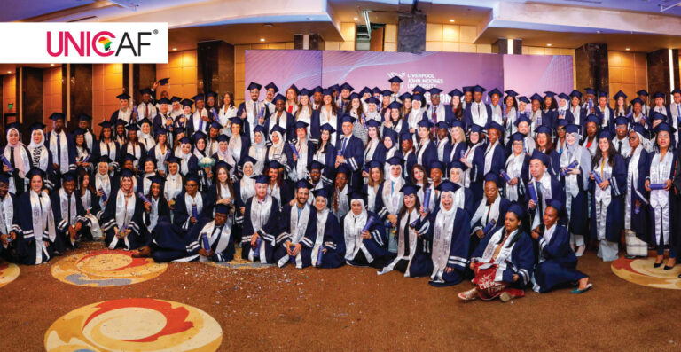 The first Graduation Event of Liverpool John Moores University and Unicaf held in Egypt