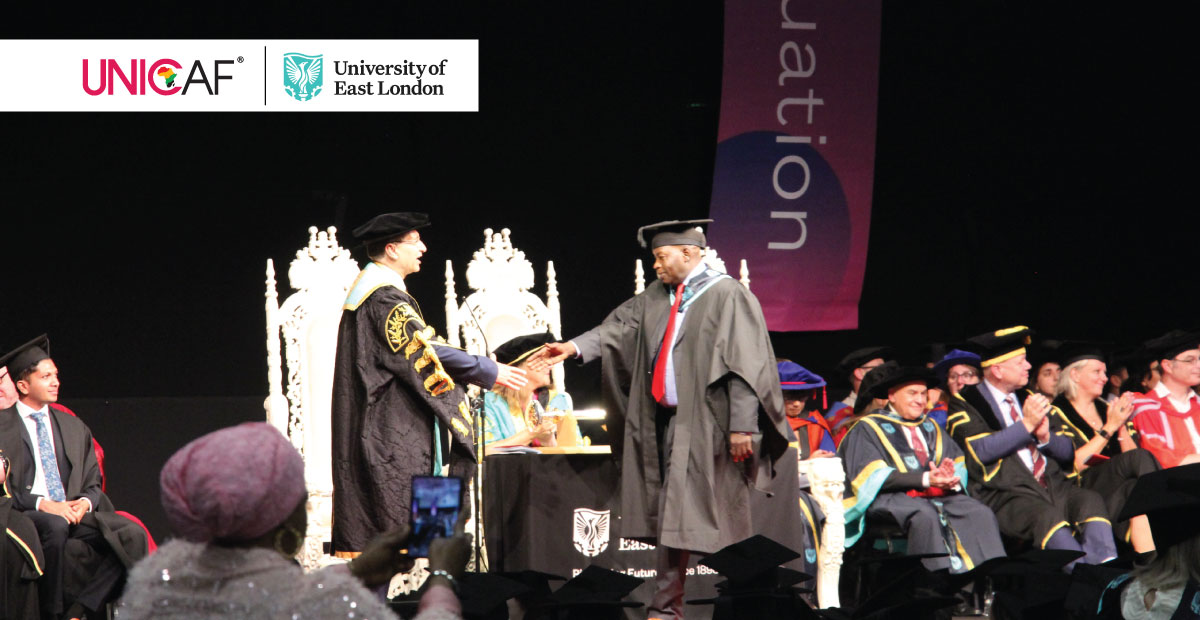 Over 800 Unicaf Scholars Graduate from University of East London